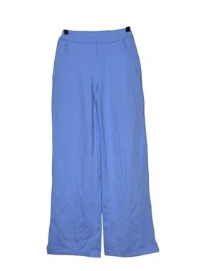 NWT Aerie Offline XS The Hugger Trouser Flare Pants Blue Yoga Office Comfort